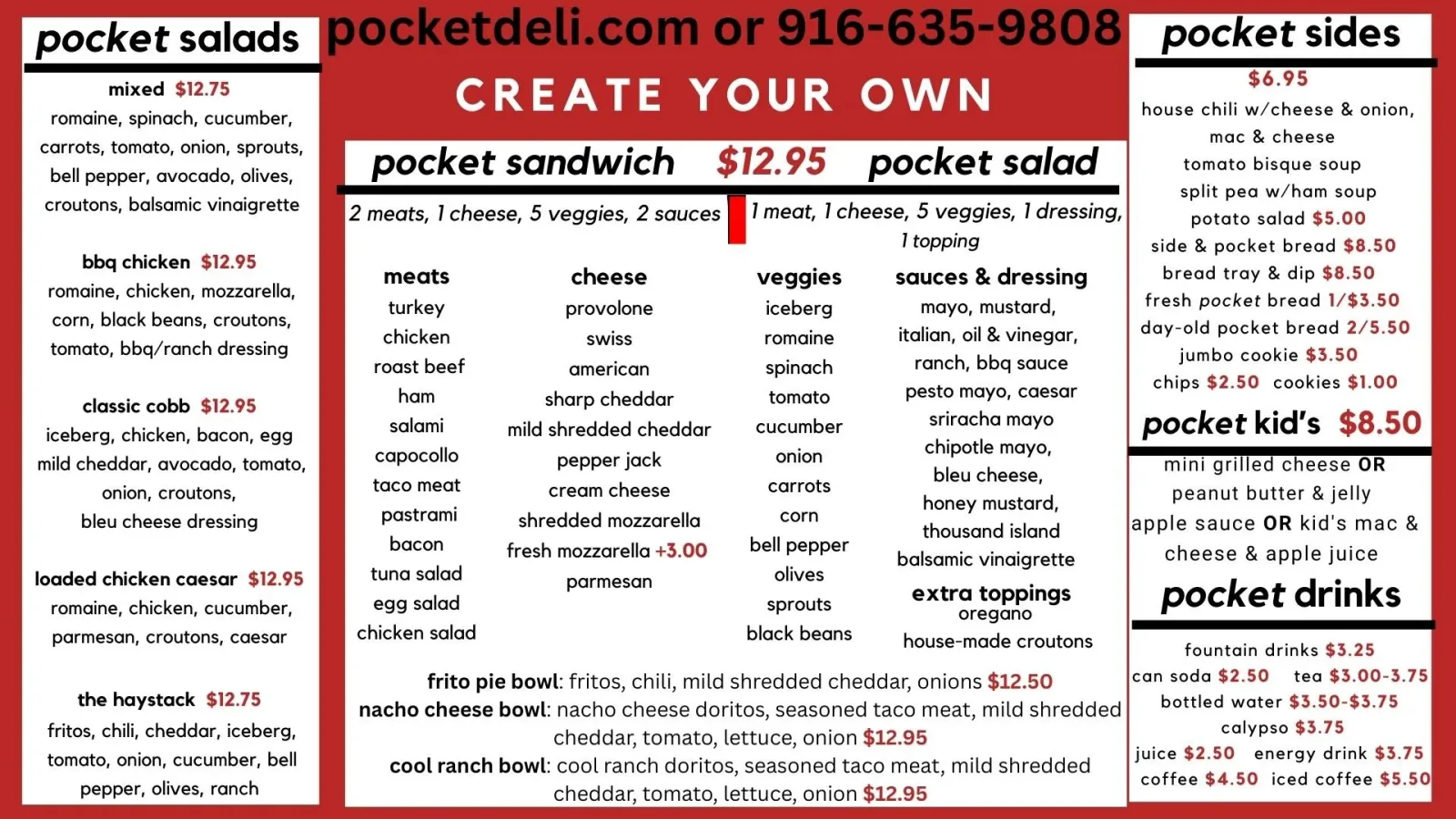 Our Menu — Pocket Deli image 2